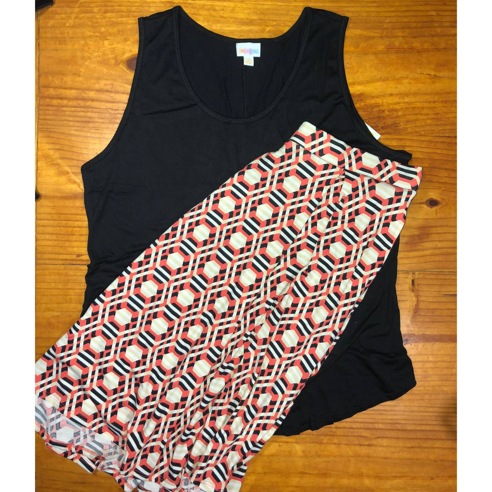 LuLaRoe Madison Skirt, 2XL, NWT